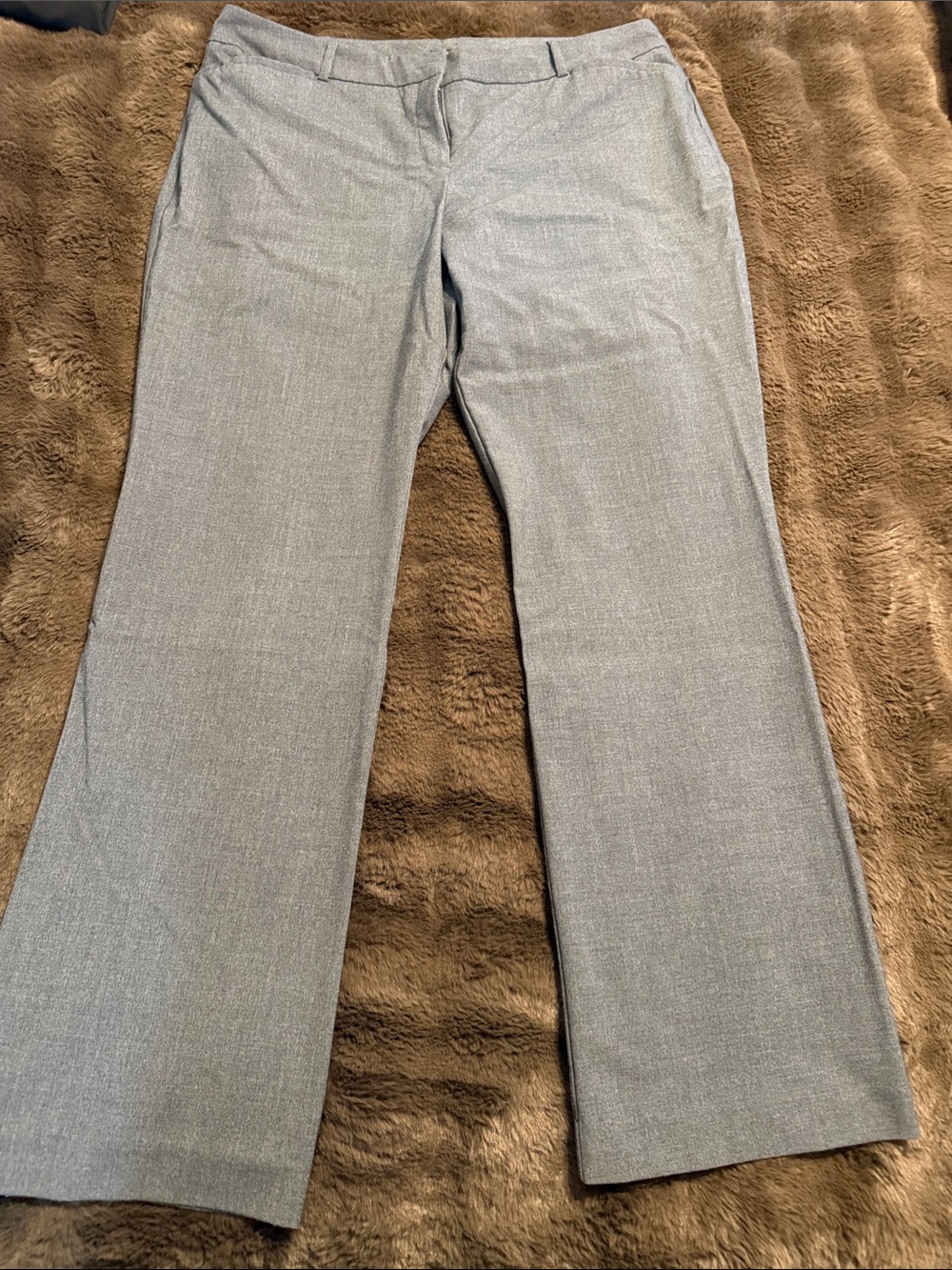 Worthington Light Gray Women's Dress Trousers
